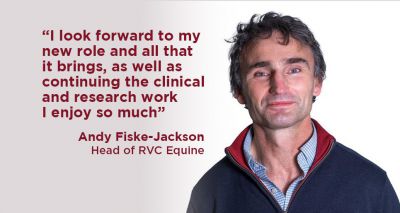 Andy Fiske-Jackson appointed head of RVC Equine